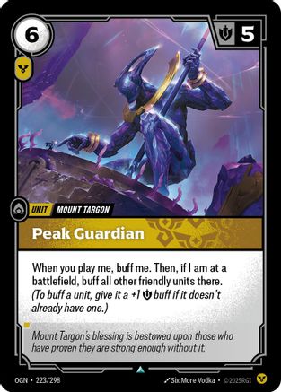 Peak Guardian (223/298) - Origins Foil