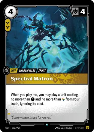 Spectral Matron (226/298) - Origins