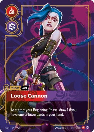 Jinx - Loose Cannon (251/298) - Origins Foil