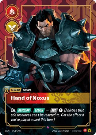 Darius - Hand of Noxus (253/298) - Origins Foil