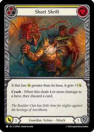 Short Shrift (SUP192) - Super Slam Rainbow Foil