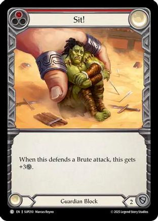 Sit! (SUP210) - Super Slam Rainbow Foil