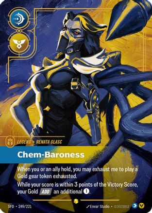 Renata Glasc - Chem-Baroness (Overnumbered) (249/221) - Spiritforged Foil