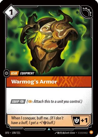 Warmog's Armor (108/221) - Spiritforged Foil
