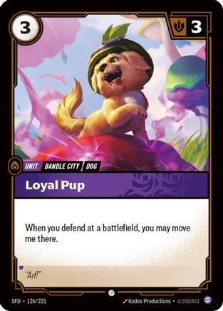 Loyal Pup (126/221) - Spiritforged Foil