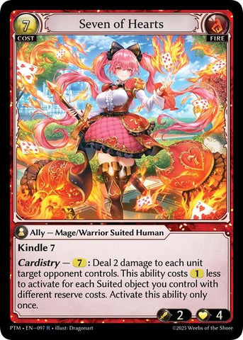 Seven of Hearts (097) [Phantom Monarchs]