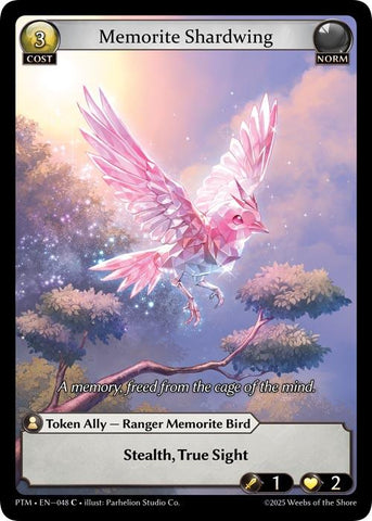 Memorite Shardwing (Curio Foil) (048) [Phantom Monarchs]