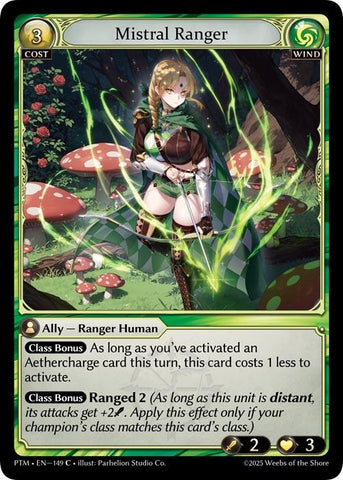 Mistral Ranger (Curio Foil) (149) [Phantom Monarchs]