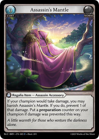 Assassin's Mantle (005) [Merlin Re: Collection, Brilliant Vestige]