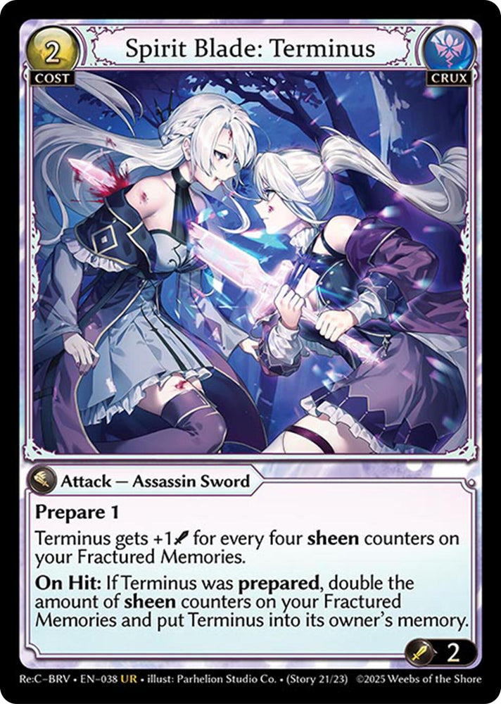 Spirit Blade: Terminus (038) [Merlin Re: Collection, Brilliant Vestige]
