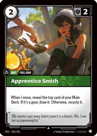 Apprentice Smith (041/221) - Spiritforged