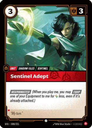 Sentinel Adept (008/221) - Spiritforged