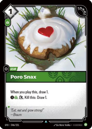 Poro Snax (046/221) - Spiritforged Foil