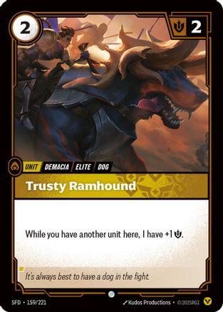 Trusty Ramhound (159/221) - Spiritforged