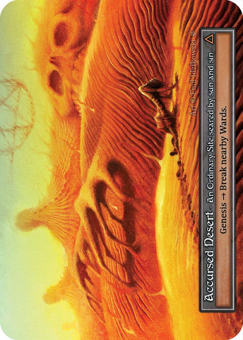 Accursed Desert (Foil) [Gothic]