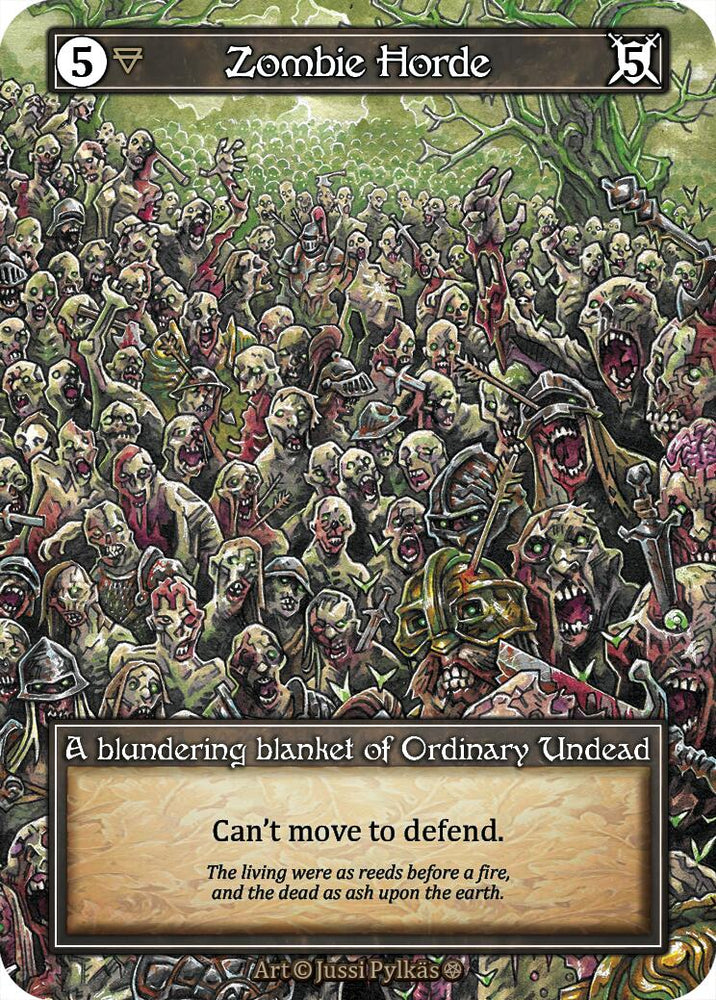 Zombie Horde (Foil) [Gothic]