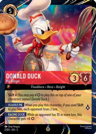 Donald Duck - Pie Slinger (2) [Promo Cards]
