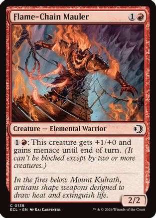Flame-Chain Mauler [Lorwyn Eclipsed]