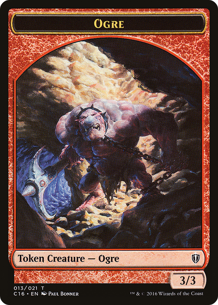 Ogre // Bird (007) Double-Sided Token (C16-13 // 7) [Commander 2016 Tokens]