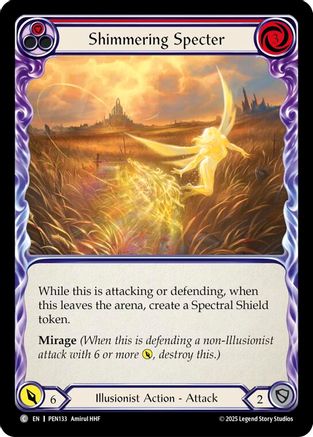 Shimmering Specter (Red) (PEN133) - Compendium of Rathe Rainbow Foil