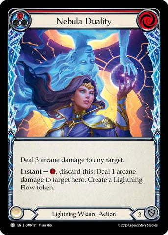 Nebula Duality (Red) [OMN121] (Omens of the Third Age)  Rainbow Foil