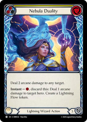 Nebula Duality (Yellow) [OMN122] (Omens of the Third Age)  Rainbow Foil
