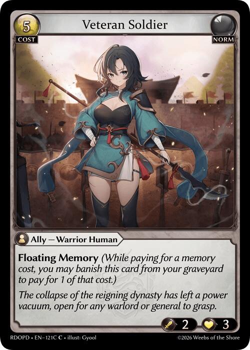 Veteran Soldier (121C) [Radiant Origins: Pantheon]