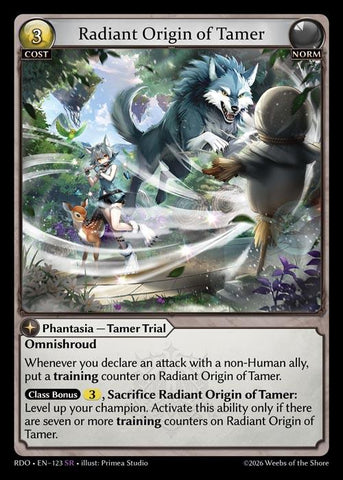Radiant Origin of Tamer (123) [Radiant Origins]