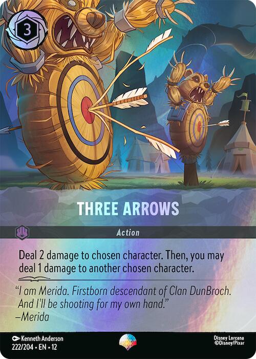 Three Arrows (Epic) (222/204) [Wilds Unknown]