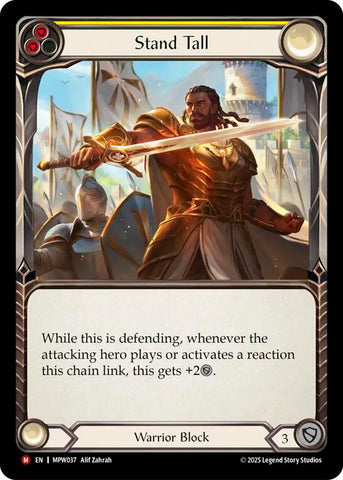 Stand Tall (Yellow) [MPW037] (Mastery Pack Warrior)
