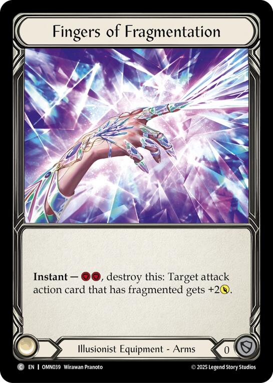 Fingers Of Fragmentation [OMN039] (Omens of the Third Age)  Rainbow Foil
