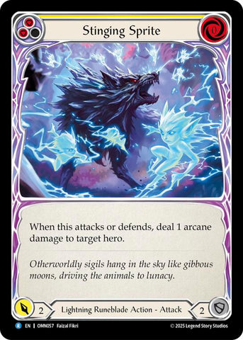 Stinging Sprite (Yellow) [OMN057] (Omens of the Third Age)