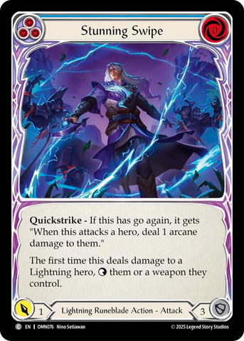 Stunning Swipe (Blue) [OMN076] (Omens of the Third Age)