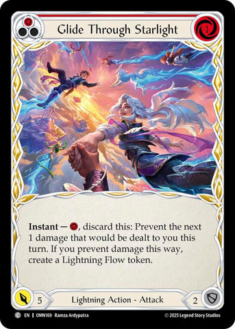 Glide Through Starlight (Red) [OMN169] (Omens of the Third Age)  Rainbow Foil
