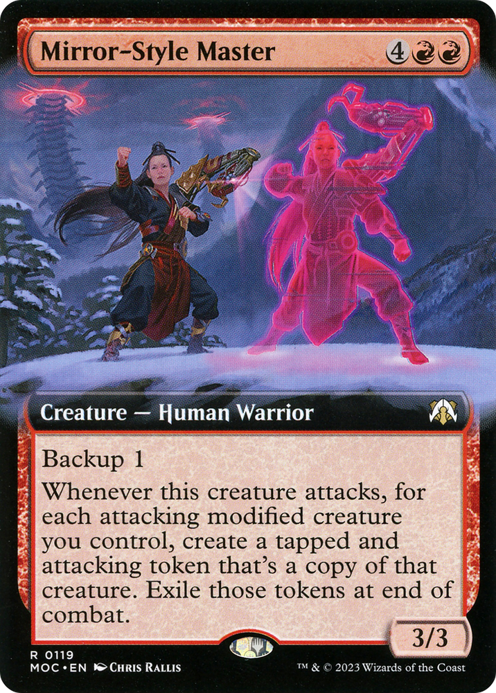 Mirror-Style Master (Extended Art) [March of the Machine Commander]