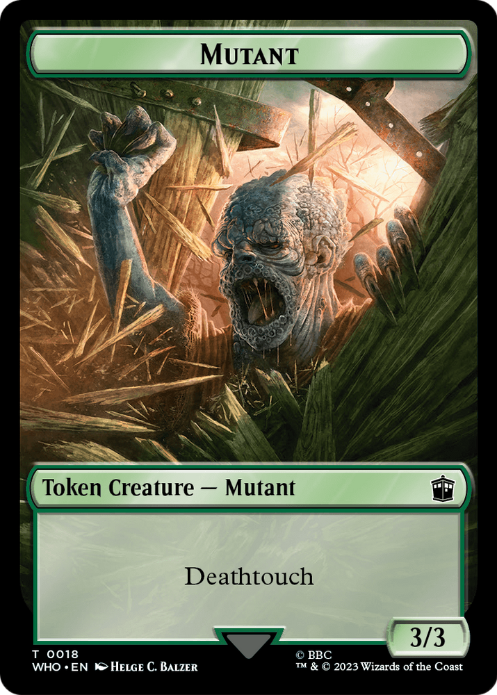 Mutant (TWHO-018) [Doctor Who Tokens]