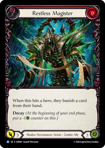 Restless Magister (Red) [IAR064] (Usurp the Shadow Throne)