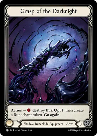 Grasp of the Darknight (Extended Art) [IAR109] (Usurp the Shadow Throne)  Cold Foil