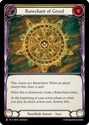 Runechant of Greed (IAR145) - Usurp the Shadow Throne