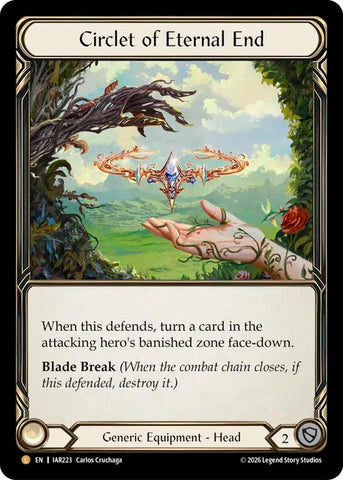 Circlet of Eternal End [IAR223] (Usurp the Shadow Throne)  Rainbow Foil
