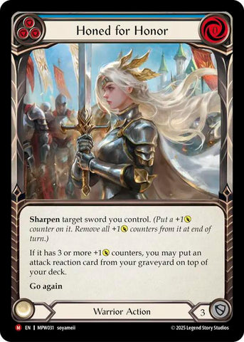 Honed for Honor [MPW031] (Mastery Pack Warrior)  Rainbow Foil