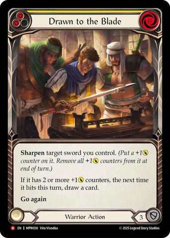 Drawn to the Blade [MPW030] (Mastery Pack Warrior)  Rainbow Foil