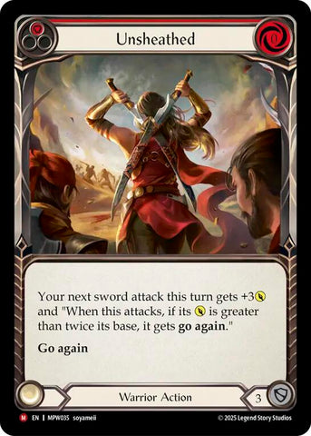 Unsheathed (Red) [MPW035] (Mastery Pack Warrior)