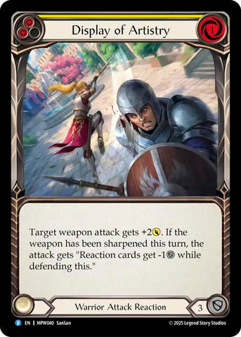 Display of Artistry (Yellow) [MPW040] (Mastery Pack Warrior)