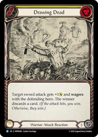 Drawing Dead (Yellow) [MPW044] (Mastery Pack Warrior)