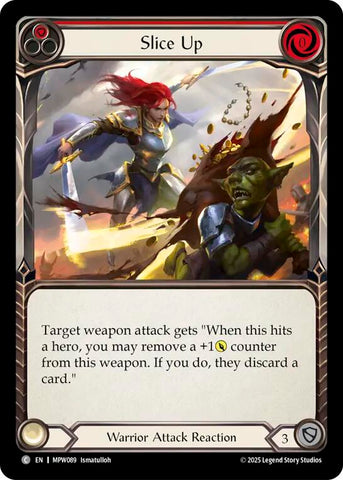 Slice Up (Red) [MPW089] (Mastery Pack Warrior)