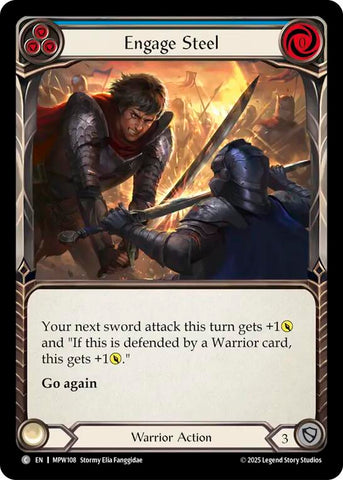 Engage Steel (Blue) [MPW108] (Mastery Pack Warrior)