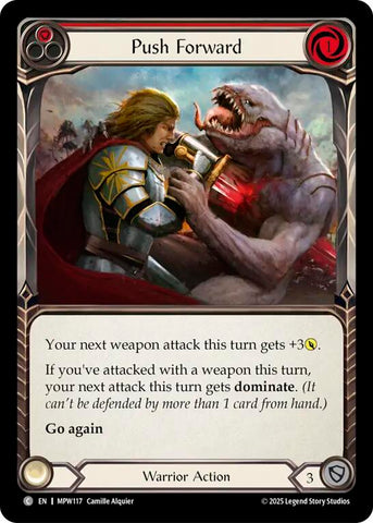 Push Forward (Red) [MPW117] (Mastery Pack Warrior)