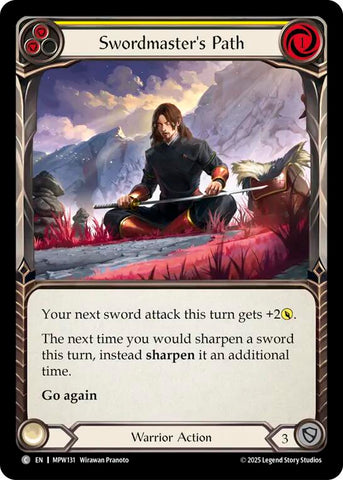 Swordmaster's Path (Yellow) [MPW131] (Mastery Pack Warrior)