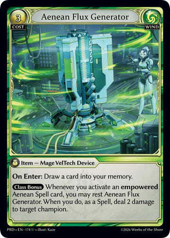 Aenean Flux Generator (174) [.asphodel/paradise]